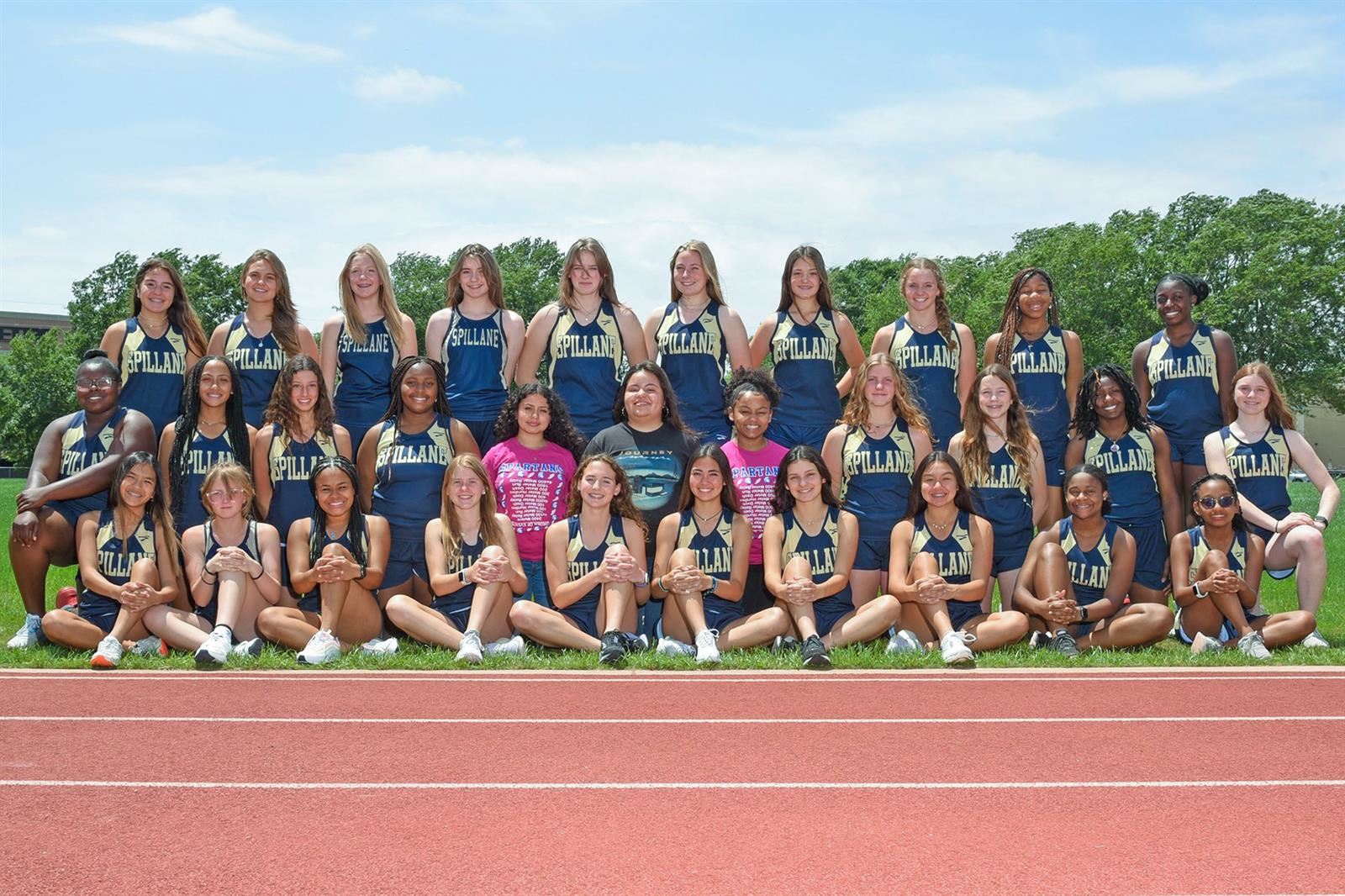 Spillane Middle School tied for the eighth grade girls’ track and field team title.